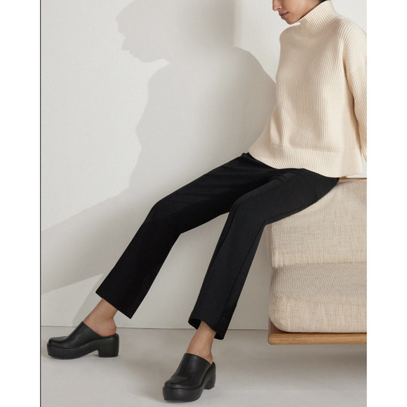NWT Everlane The Dream Kick Flare Pant in Black - Picture 14 of 14